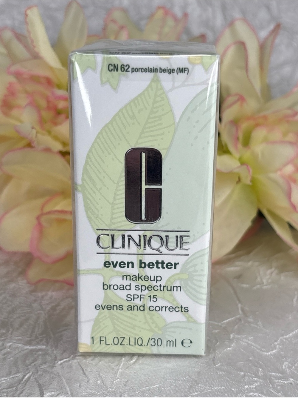 Clinique Even Better Foundation CN 62 Porcelain Beige SPF 15 30ml 1oz NIB